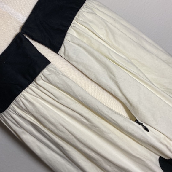 Phase Eight Color Block Cotton A-Line Midi Skirt, 34" Waist, Size 16 - Picture 9 of 13